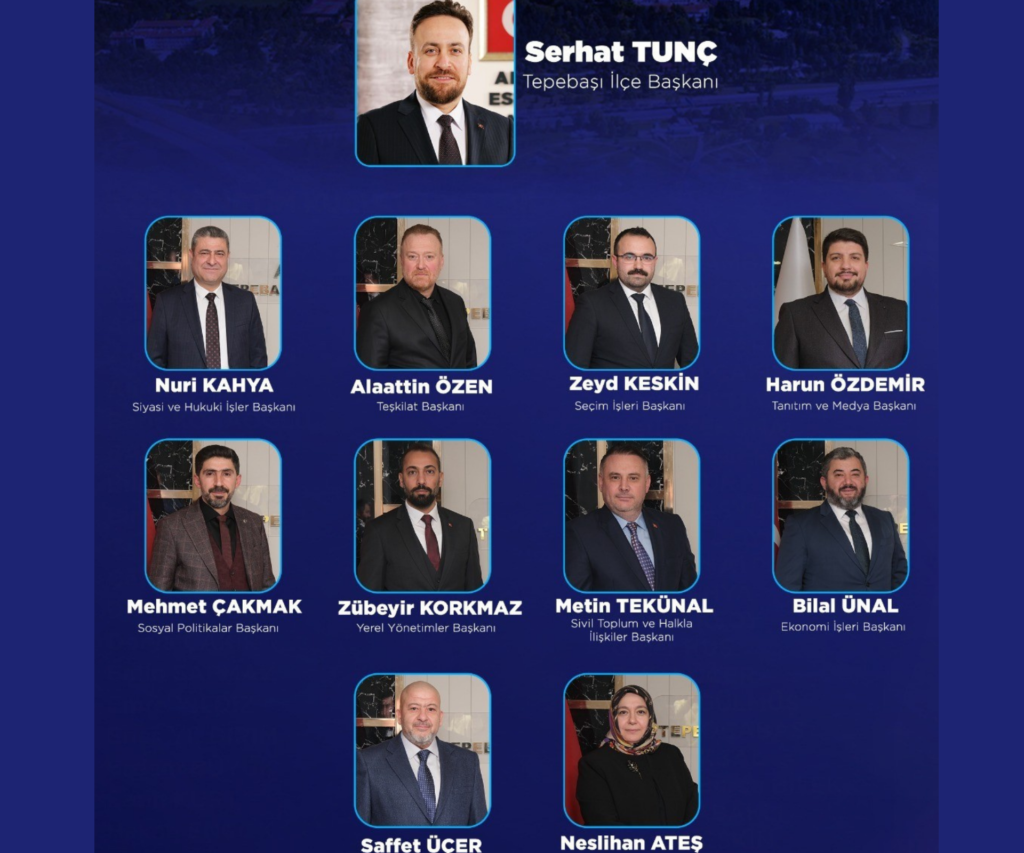 AK Parti Tepebaşı nda Yeni Yürütme Kurulu Belli Oldu