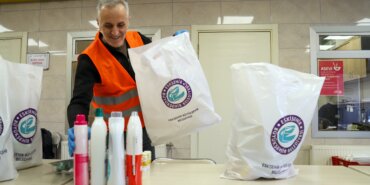 Eskişehir’de 320 haneye hijyen ve temizlik malzemesi ulaştırıldı