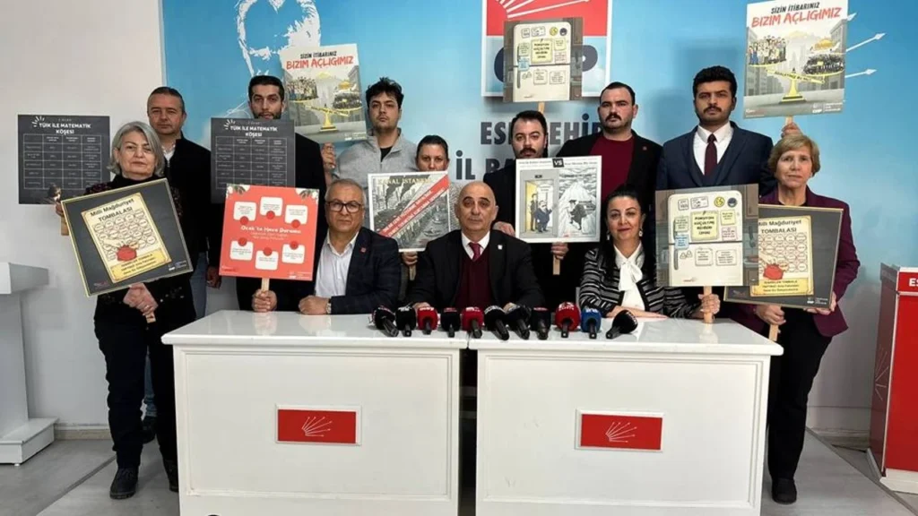CHP Odunpazarı İlçe Başkanı Rahmi Çınar: “Bugün Türkiye’de sorun halkın değil, sarayın korunmasıdır”