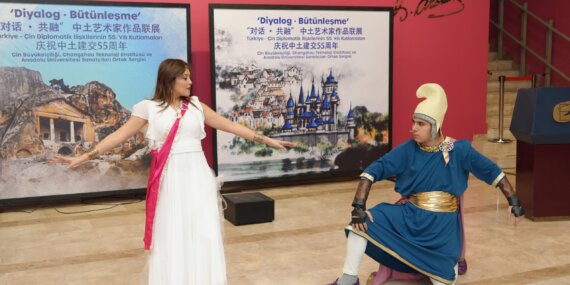 Sanatın evrensel dili Eskişehir’de Türkiye ve Çin’i buluşturdu