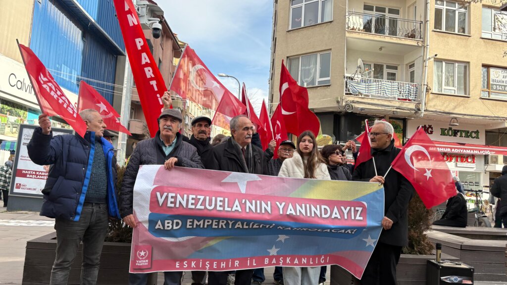 Eskişehir’de ABD’nin Venezuela’ya müdahalesine tepki