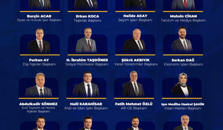 AK Parti Eskişehir İl Yürütme Kurulu’nda görev değişimi