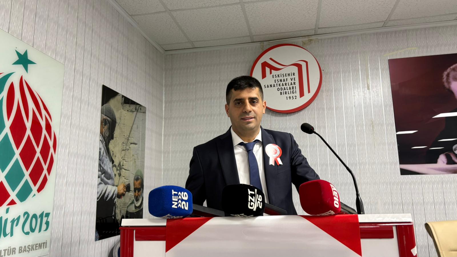 Eskişehir Hazır Elbiseciler Esnaf Odası’nda yeni başkan belli oldu