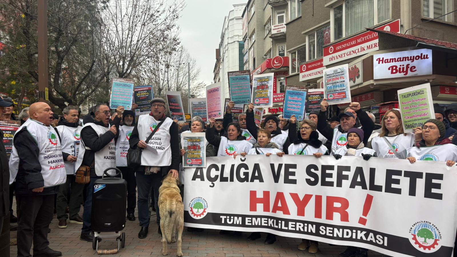 “Bu ülkenin emeklileri kaderine razı olmayacak”