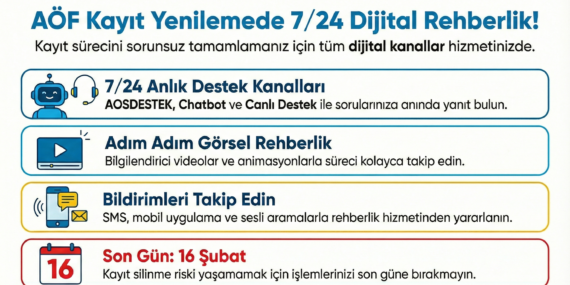 16 şubat son gün! Aöf bahar dönemi kayıt yenileme rehberi ve kritik uyarılar 11 anadolu-universitesi-aof-bahar-donemi-kayit-yenileme-2026