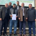 Hazır Elbiseciler Esnaf Odası’nın yeni başkanı mazbatasını aldı