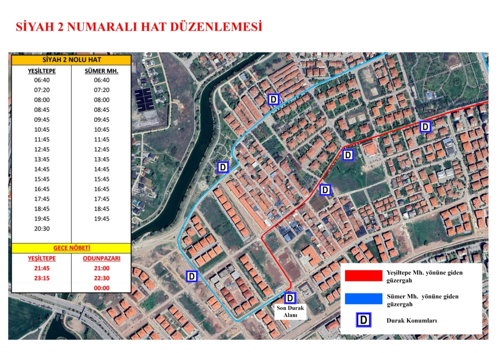 uc otobus hattinda guzergah degisikligi 2