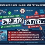 Emniyet genel müdürlüğü app plaka kullanımıyla ilgili vatandaşları uyardı 39 emniyet-genel-mudurlugu-app-plaka-uyarisi-ve-agir-cezalar